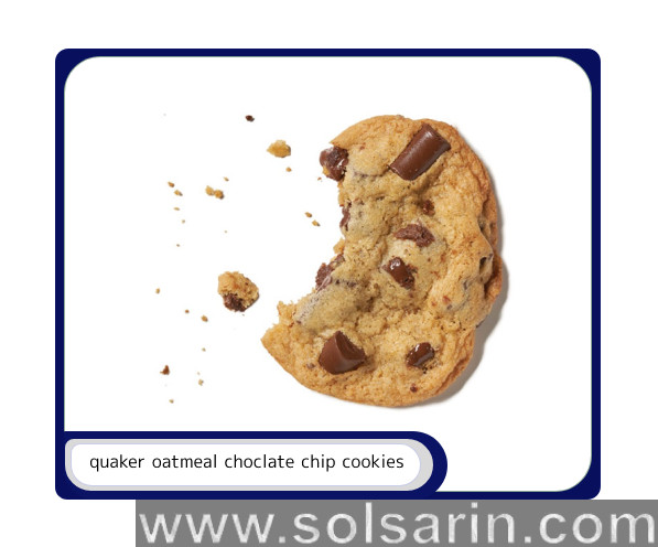 quaker oatmeal chocolate chip cookies