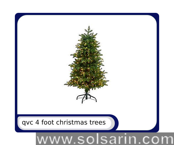 qvc 4 foot christmas trees